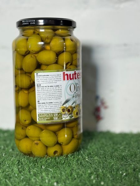 Оливки Hutesa зеленые без косточки 000133 фото